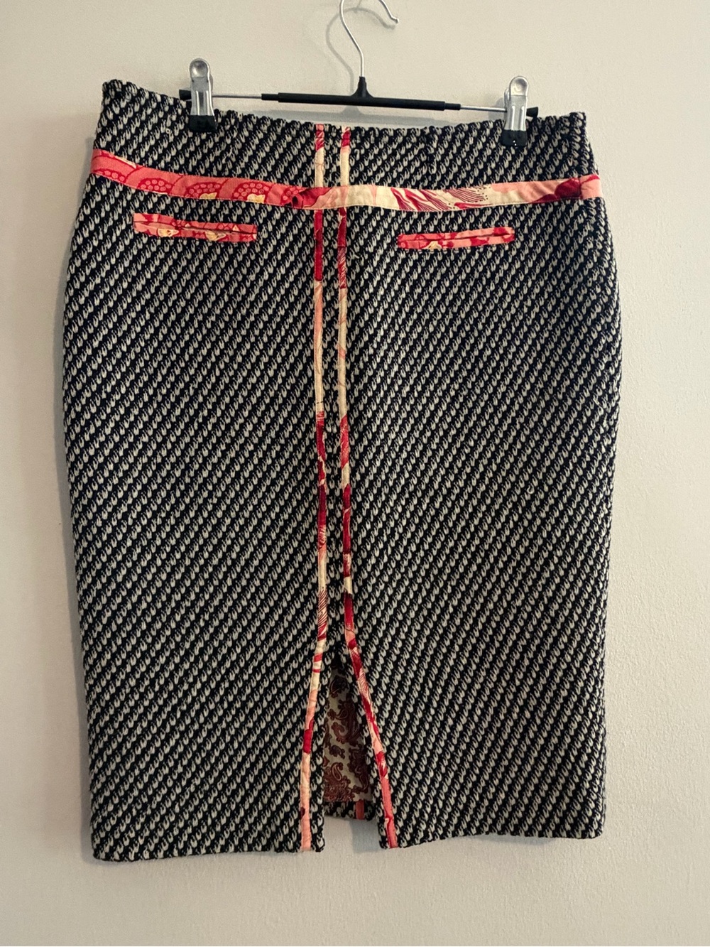 Plenty by Tracy Reese easy keeper herringbone pencil skirt size 12